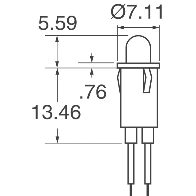 5100H1FL Visual Communications Company - VCC  Voyants du panneau
